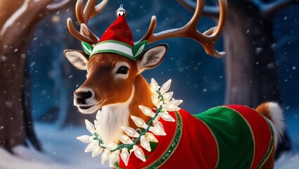 Santa Claus and holiday characters