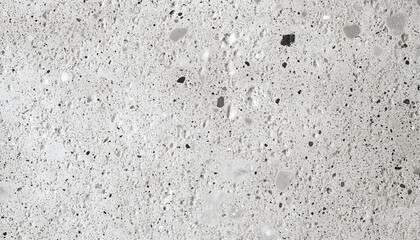 Fototapeta premium Close-up of a light gray concrete wall with a rough, porous texture and small stone inclusions, ideal for backgrounds or industrial design concepts