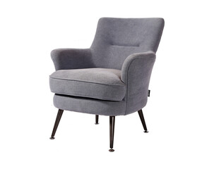 Modern Gray Accent Chair