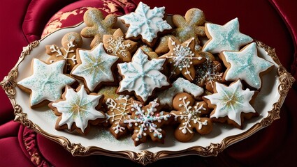 Gingerbread houses and festive treats