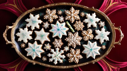 Gingerbread houses and festive treats