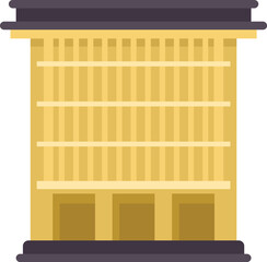 Modern building standing tall with its large windows reflecting the surrounding environment