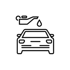 Oil icon symbol vector image Illustration