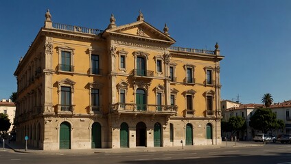Fototapeta premium Historic Poste building, Reggio Calabria, Italy.