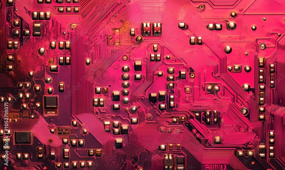 Poster circuit board pattern