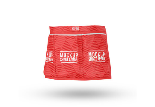 Apron Mockup - Half Side View
