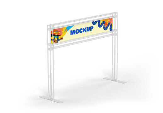 Finish Line Mockup - Half Side View