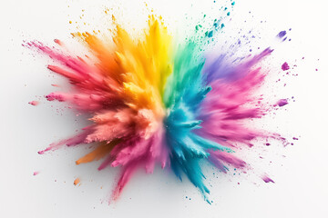 A stunning array of colors bursts forth, merging beautifully to create an enchanting visual experience