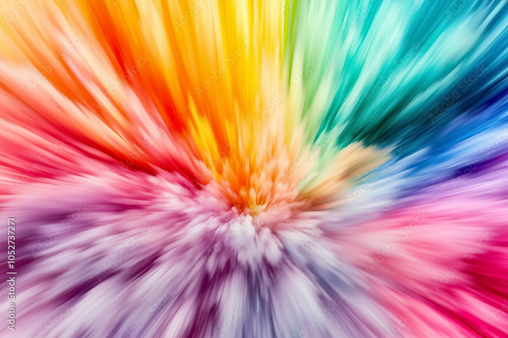 Aufkleber a stunning array of colors erupts in a harmonious blend, showcasing the beauty of artistic expressio