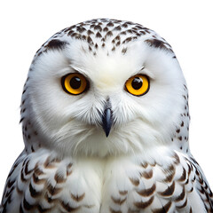 Snowy Owl. PNG.