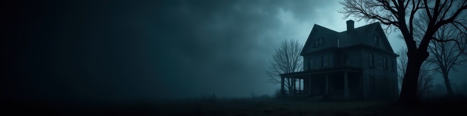 Horror house banner