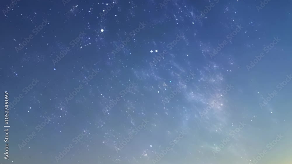 Poster surreal skies morph, revealing the milky way galaxy as it transforms over time. a captivating displa