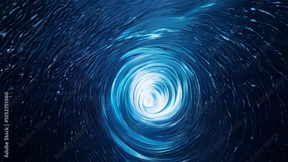 Poster swirling water forms a mesmerizing vortex, leading to a bright light at the tunnel's end. the captiv