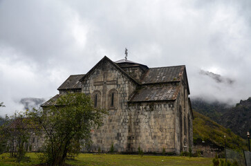 Astvatsatsin (Holy Mother of God) church of the Akhtala Monastery Fortress, one of the unique monuments of Christian history in the Caucasus, Armenia 