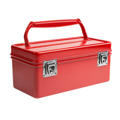 red toolbox on a transparent background