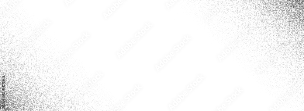 Poster stippled diagonal gradient texture. fading grain dotted background. grunge sprayed noise surface. bl