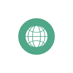 Fototapeta premium globe icon