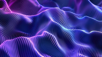 Digital background for AI technology, data, sound, graphics.