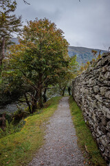Inchibeg, Ireland - September 9 2024 "Gougane Barra lake and park in west Ireland"