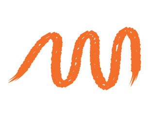 zig zag line hand drawn