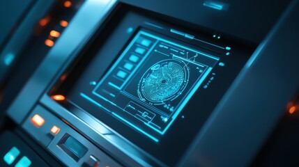 An ATM machine with advanced biometric authentication for secure transactions