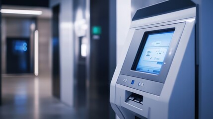 An ATM machine with advanced biometric authentication for secure transactions