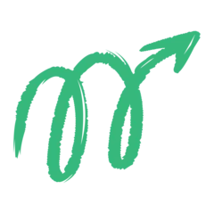 spiral arrow green © Jemastock