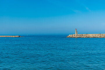 Obraz premium Seascape from the town of Luarca, Spain