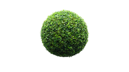 Green Planet Symbol for Environmental Awareness on White Background,