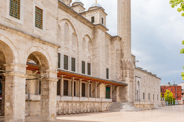 General view of the historical Fatih Mosque Complex.