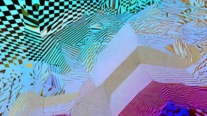design background Abstract loop geometric band linear striped geometry vibrant stripes line gradient tech technical moving modern animation motion transition rectangle presentation action transformat