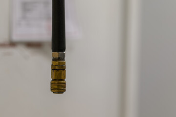 Fototapeta premium Quick coupler with air hose. 