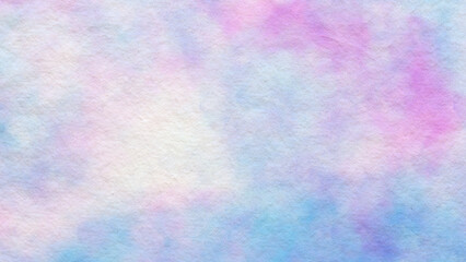 Rainbow Watercolor Background with Soft Paper Texture