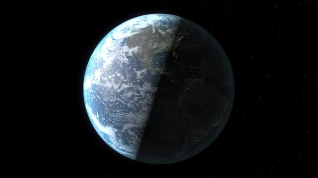 The map of Anguilla revealed on the surface of the earth at night