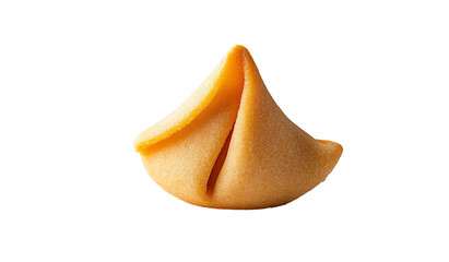 Chinese fortune cookie isolated on a plain background