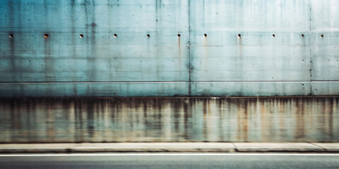 Old cement wall texture background, wall texture for for interior or exterior design backdrop, vintage tone. Dark and blurred wall background on the side of the road.