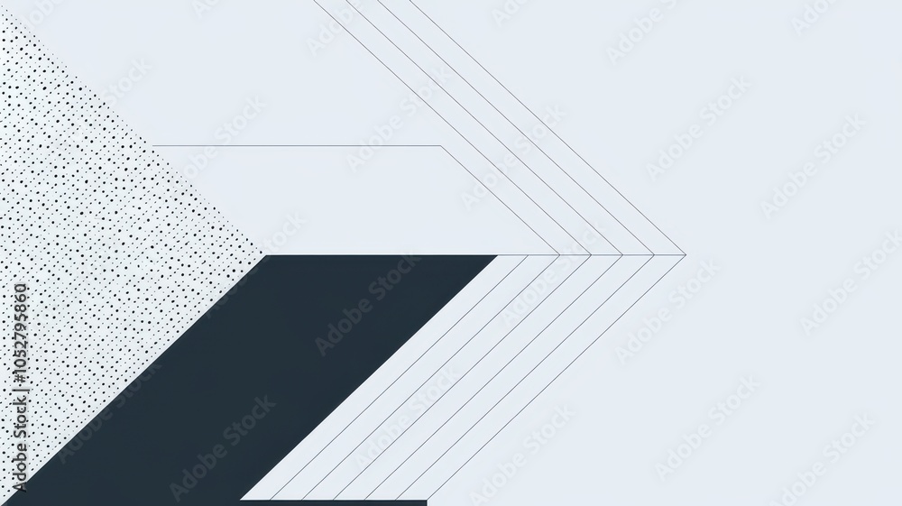 Aufkleber abstract geometric design with layered shapes on a soft background.