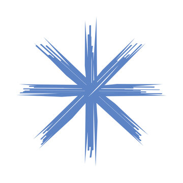 asterisk hand drawn shape