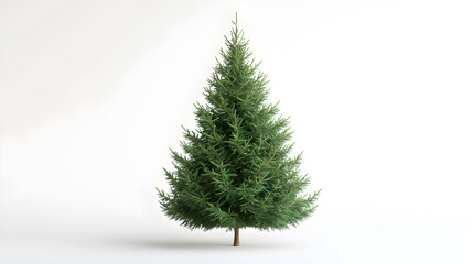 Naklejka premium Christmas Tree with a natural shape and no decorations