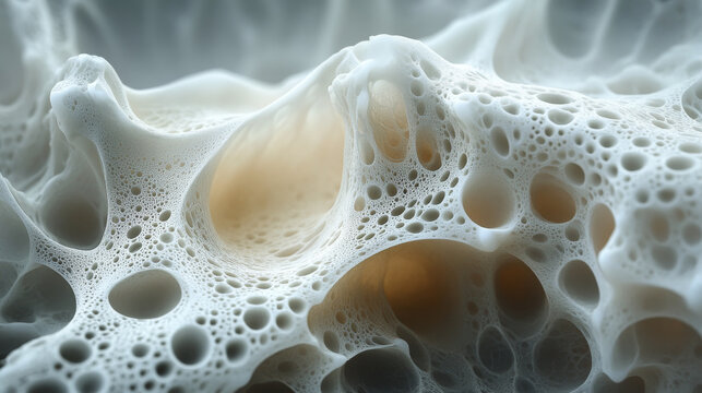 Organic textures blending softly in an artistic abstract