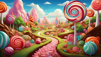Candy Land: A Whimsical Journey
