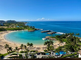 view of the beach in the region sea