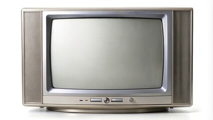 Closed circuit television isolated on white background with clipping path