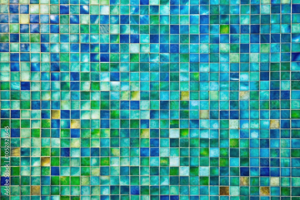 Poster captivating swimming pool mosaic tile abstract pattern seamless background for elegant designs and a