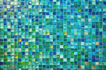 Fototapeta premium Captivating Swimming Pool Mosaic Tile Abstract Pattern Seamless Background for Elegant Designs and Aesthetic Inspirations