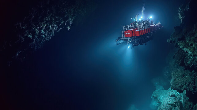 Create a story about a deep-sea expedition that encounters an unexplained phenomenon, like a sudden current or shimmering light. How does the crew react to this mysterious occurrence?"