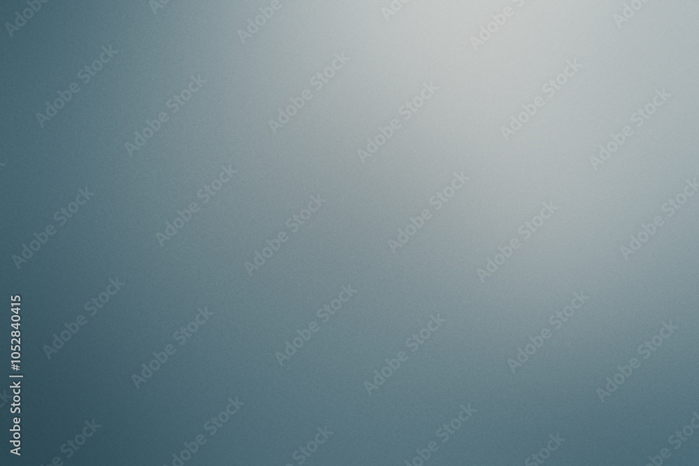 Poster Abstract noisy grainy backdrop with gradient effect in a serene blue hue creating a calming atmosphere