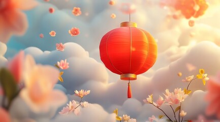 Obraz premium chinese new year lantern