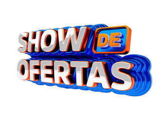 Banner 3d awards show in brazil promotion template
