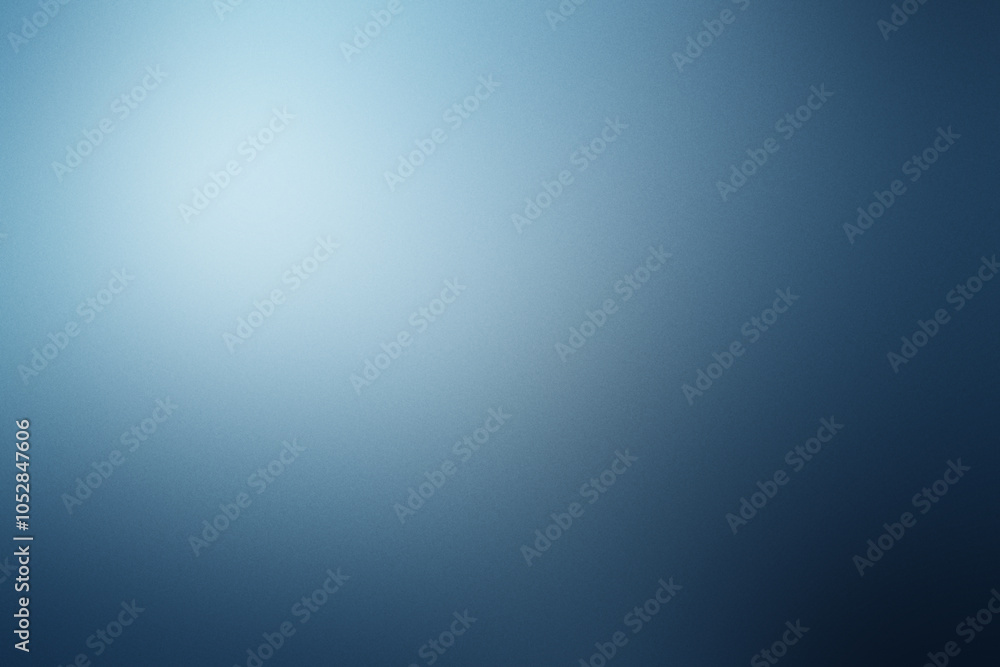 Poster a serene and noisy grainy abstract backdrop with a soft gradient texture blending shades of blue and
